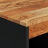 Mesa De Centro De Madera Maciza De Acacia 55x50x40 Cm Vidaxl