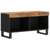 Mueble De Tv Madera Maciza De Mango 85x33x43,5 Cm Vidaxl