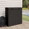 Cubo De Basura De Exterior Polipropileno Negro 78x41x86 Cm Vidaxl