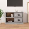 Mueble Para Tv Madera Contrachapada Gris Sonoma 73x35,5x47,5 Cm Vidaxl