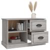 Mueble Para Tv Madera Contrachapada Gris Sonoma 73x35,5x47,5 Cm Vidaxl