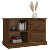 Mueble De Tv Madera Contrachapada Roble Marrón 73x35,5x47,5 Cm Vidaxl