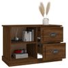 Mueble De Tv Madera Contrachapada Roble Marrón 73x35,5x47,5 Cm Vidaxl