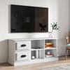 Mueble Para Tv Madera Contrachapada Blanco 102x35,5x47,5 Cm Vidaxl