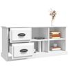 Mueble Para Tv Madera Contrachapada Blanco 102x35,5x47,5 Cm Vidaxl