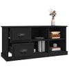 Mueble De Tv Madera Contrachapada Negro 102x35,5x47,5 Cm Vidaxl