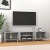 Mueble Para Tv Madera Contrachapada Gris Sonoma 180x31,5x40 Cm Vidaxl