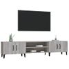 Mueble Para Tv Madera Contrachapada Gris Sonoma 180x31,5x40 Cm Vidaxl