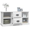 Mueble Para Tv Madera Contrachapada Blanco 99,5x35,5x48 Cm Vidaxl