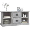 Mueble De Tv Madera Contrachapada Gris Hormigón 99,5x35,5x48 Cm Vidaxl