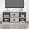 Mueble Para Tv Madera Contrachapada Gris Sonoma 99,5x35,5x48 Cm Vidaxl