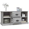 Mueble Para Tv Madera Contrachapada Gris Sonoma 99,5x35,5x48 Cm Vidaxl