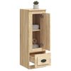 Aparador Alto Madera Contrachapada Roble Sonoma 36x35,5x103,5cm Vidaxl