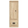 Aparador Alto Madera Contrachapada Roble Sonoma 36x35,5x103,5cm Vidaxl