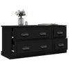 Mueble Para Tv Madera Contrachapada Negro 100x35,5x45 Cm Vidaxl