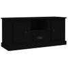 Mueble Para Tv Madera Contrachapada Negro 100x35,5x45 Cm Vidaxl