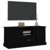 Mueble Para Tv Madera Contrachapada Negro 100x35,5x45 Cm Vidaxl