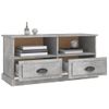 Mueble De Tv Madera Contrachapada Gris Hormigón 93x35,5x45 Cm Vidaxl