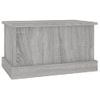 Baúl Almacenaje Madera Contrachapada Gris Sonoma 50x30x28 Cm Vidaxl