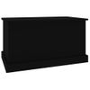 Baúl De Almacenaje Madera Contrachapada Negro 70x40x38 Cm Vidaxl