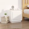 Mesitas De Noche 2 Uds Madera Contrachapada Blanco 44x35x45 Cm Vidaxl