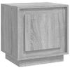 Mesita De Noche Madera Contrachapada Gris Sonoma 44x35x45 Cm Vidaxl