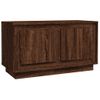 Mueble Para Tv Madera Contrachapada Roble Marrón 80x35x45 Cm Vidaxl