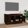 Mueble Para Tv Madera Contrachapada Roble Marrón 80x35x45 Cm Vidaxl