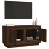 Mueble Para Tv Madera Contrachapada Roble Marrón 80x35x45 Cm Vidaxl