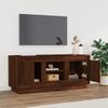 Mueble Para Tv Madera Contrachapada Roble Marrón 102x35x45 Cm Vidaxl