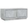 Mesa De Centro Madera Contrachapada Gris Hormigón 102x50x44 Cm Vidaxl