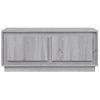 Mesa De Centro Madera Contrachapada Gris Sonoma 102x50x44 Cm Vidaxl