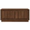 Mesa De Centro Madera Contrachapada Marrón Roble 102x50x44 Cm Vidaxl