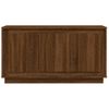 Aparador Madera Contrachapada Marrón Roble 102x35x55 Cm Vidaxl