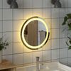 Espejo De Baño Led Redondo 40 Cm Vidaxl