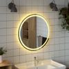 Espejo De Baño Led Redondo 70 Cm Vidaxl