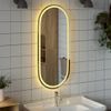 Espejo De Baño Led Ovalado 100x45 Cm Vidaxl