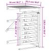 Extensión Para Cobertizo De Cubo De Basura Madera Abeto Douglas Vidaxl