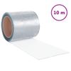 Tira De Cortina Para Puertas Pvc Transparente 200x1,6 Mm 10 M Vidaxl