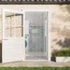 Tira De Cortina Para Puertas Pvc Transparente 200x1,6 Mm 10 M Vidaxl