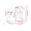 Invernadero Con Estructura De Acero Blanco 4 M² 2x2x2 M Vidaxl
