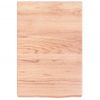 Estante Pared Madera Roble Tratada Marrón Claro 40x60x(2-6) Cm Vidaxl