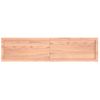 Estante Pared Madera Roble Tratada Marrón Claro 160x40x(2-4) Cm Vidaxl