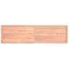 Estante Pared Madera Roble Tratada Marrón Claro 220x60x(2-4) Cm Vidaxl