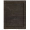 Estante Pared Madera Roble Tratada Marrón Oscuro 40x50x(2-4) Cm Vidaxl