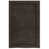 Estante Pared Madera Roble Tratada Marrón Oscuro 40x60x(2-4) Cm Vidaxl