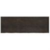 Estante Pared Madera Roble Tratada Marrón Oscuro 180x60x(2-6)cm Vidaxl