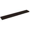 Estante Pared Madera Roble Tratada Marrón Oscuro 200x30x(2-6)cm Vidaxl