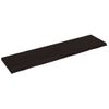 Estante Pared Madera Roble Tratada Marrón Oscuro 200x50x(2-6)cm Vidaxl