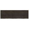 Estante Pared Madera Roble Tratada Marrón Oscuro 200x60x(2-4)cm Vidaxl